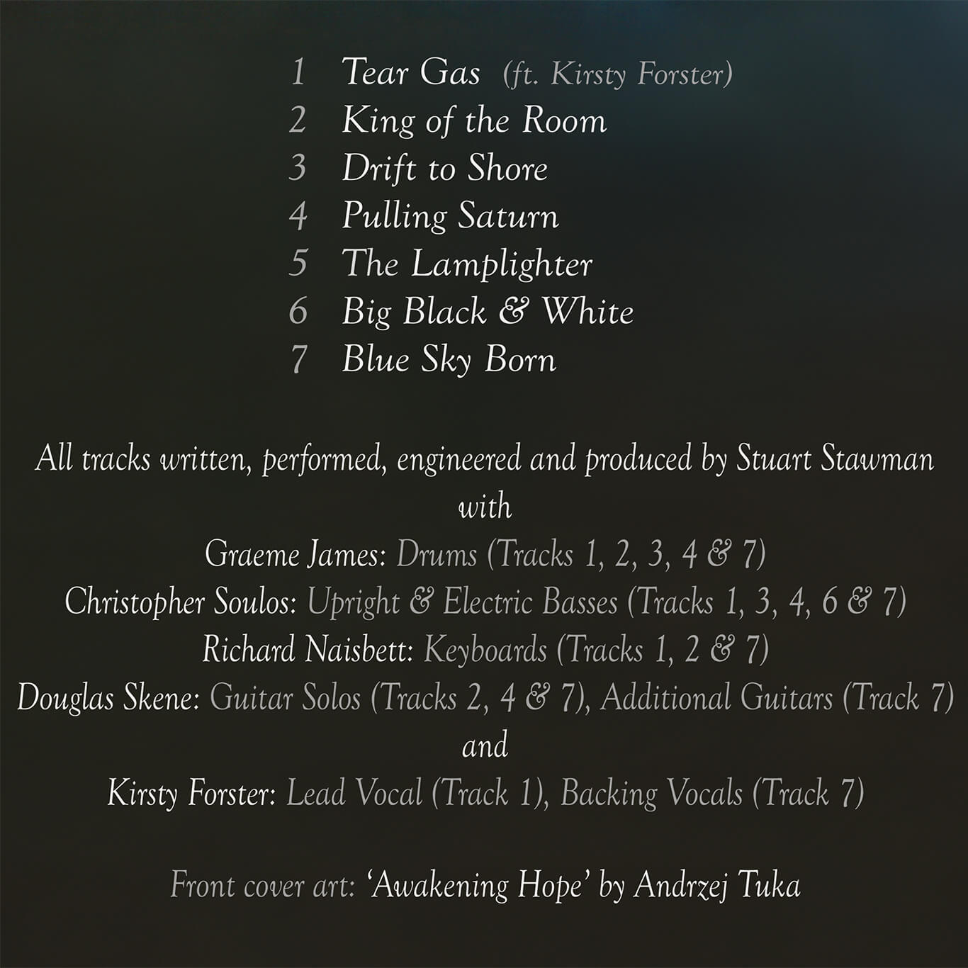 credits for A Sequence of Mistakes by SJS